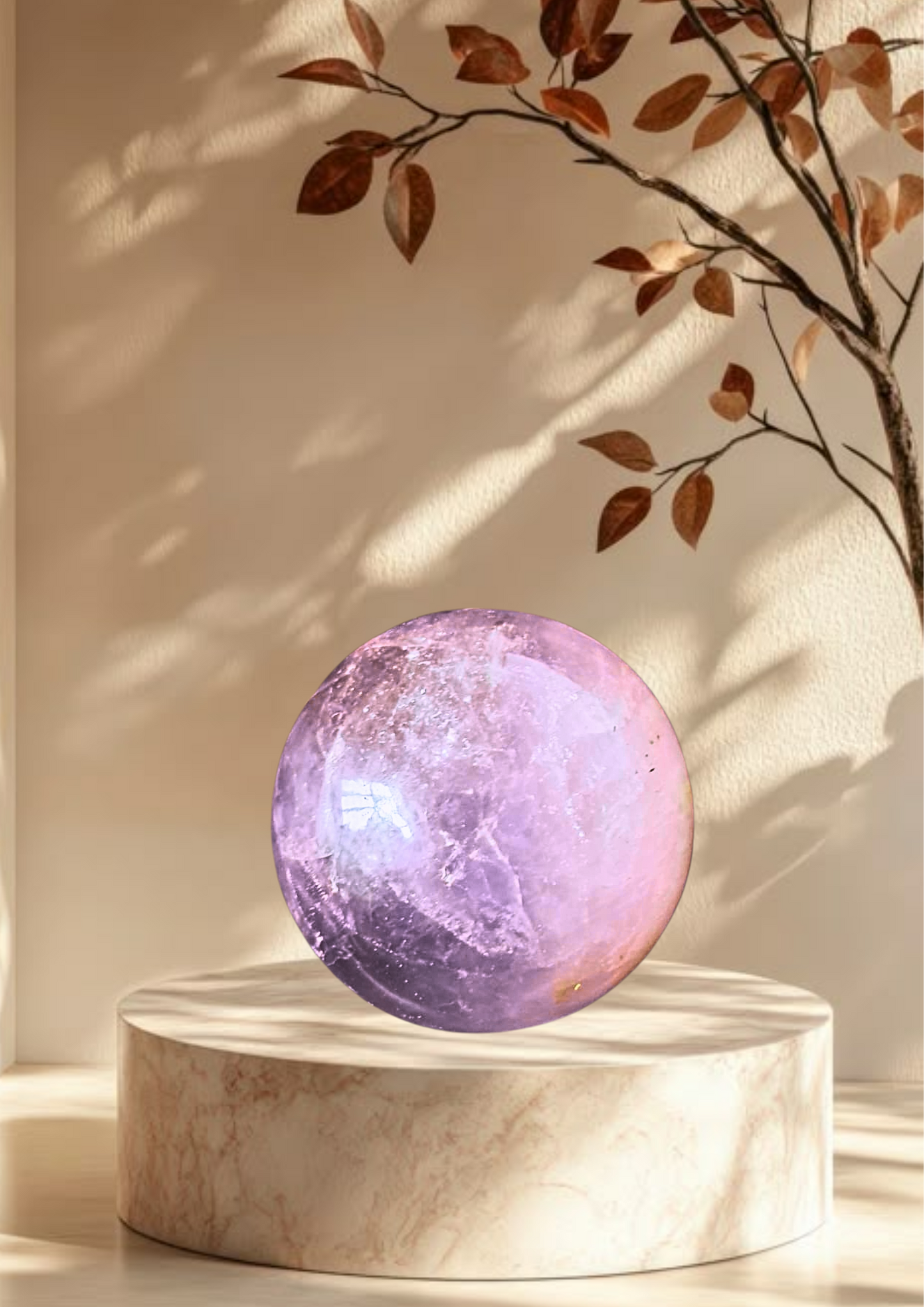 Energized Amethyst Sphere - 228 Gm